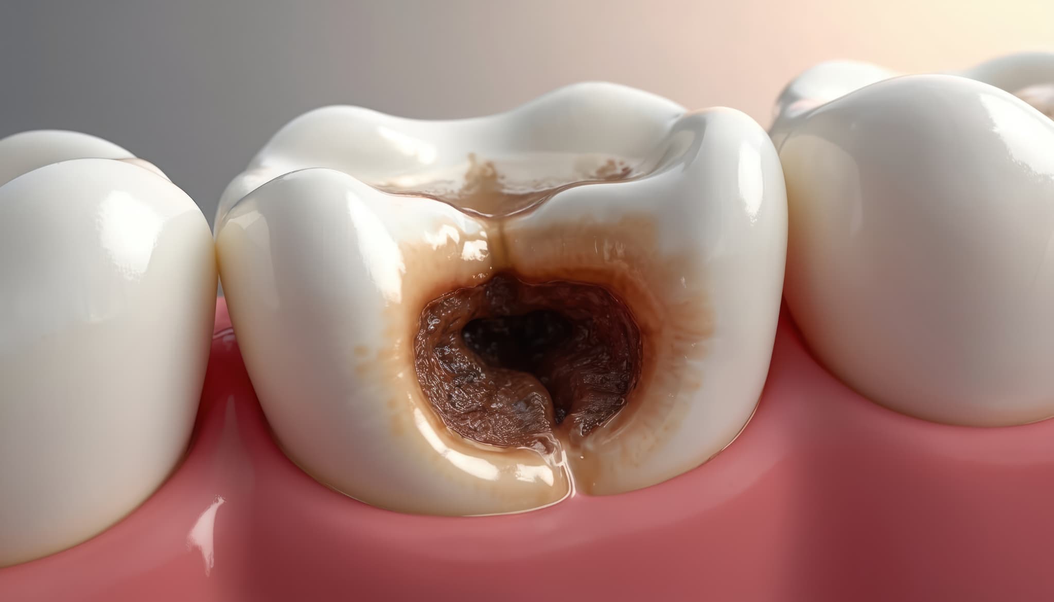 虫歯になった奥歯