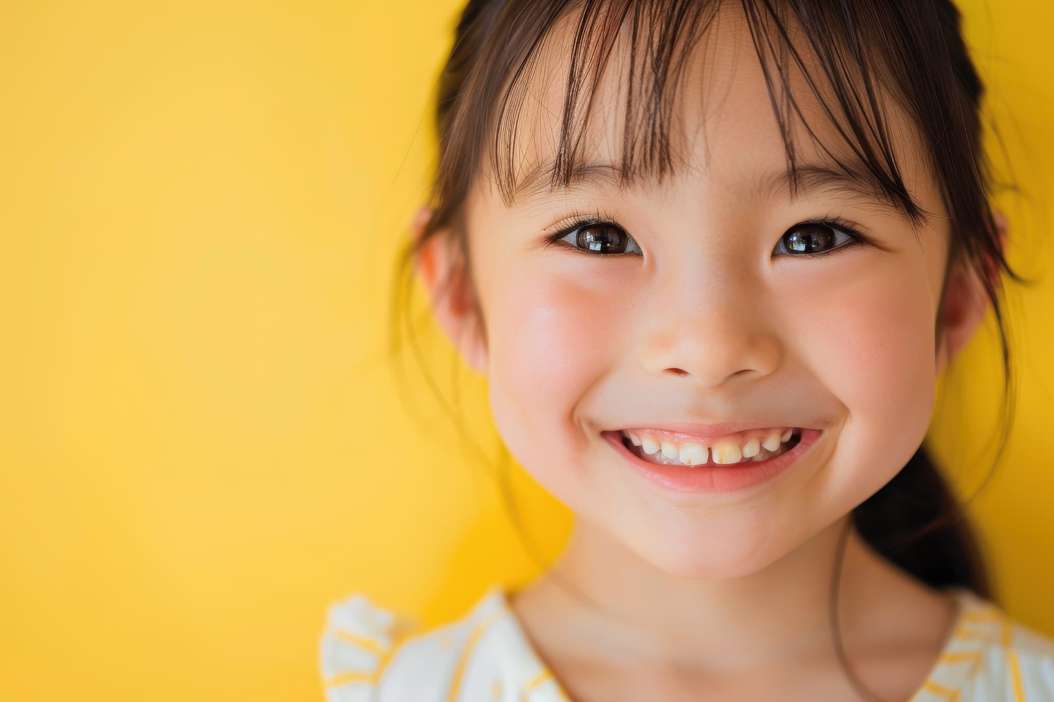 すきっ歯の子ども